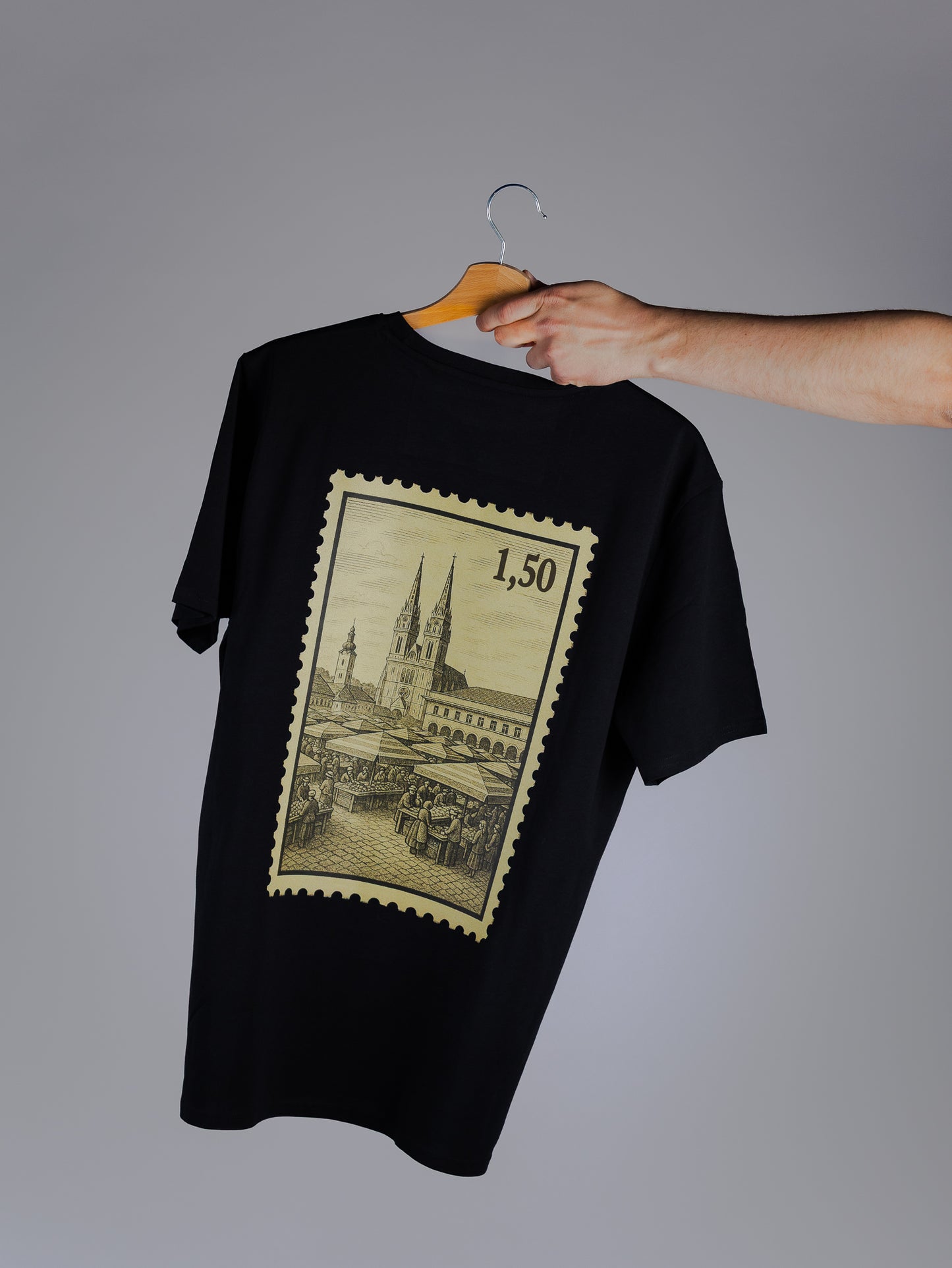 Stražnja strana majice MARKICA Zagreb Dolac